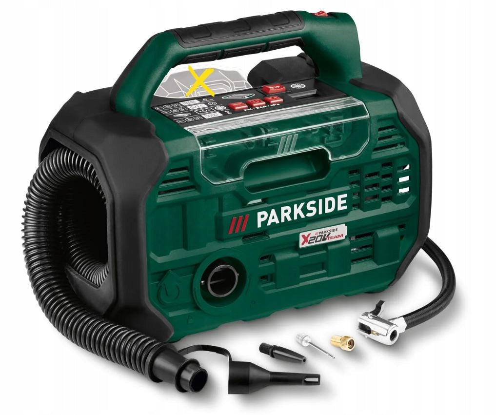 Parkside 20-Volt PKA 20-Li C3 Cordless Compressor and Pump