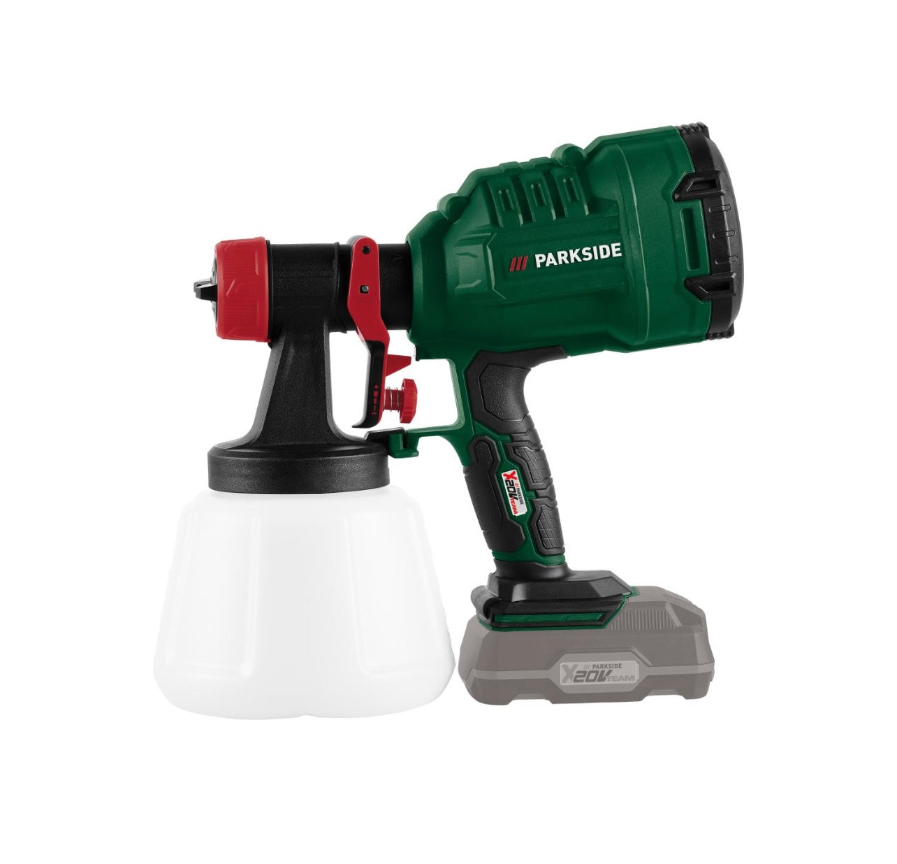 Parkside 20V Cordless Paint Gun + Accessories