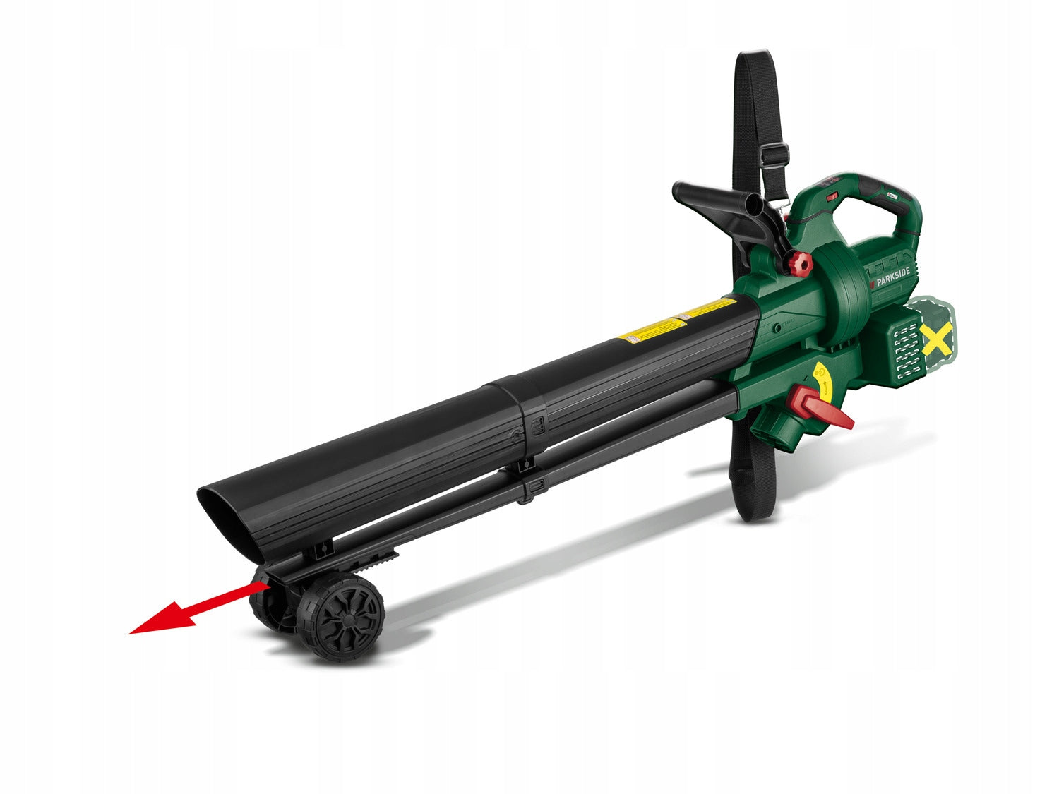 Parkside 40V 3in1 Cordless Leaf Shredder BLOWER Air velocity 210 km/h
