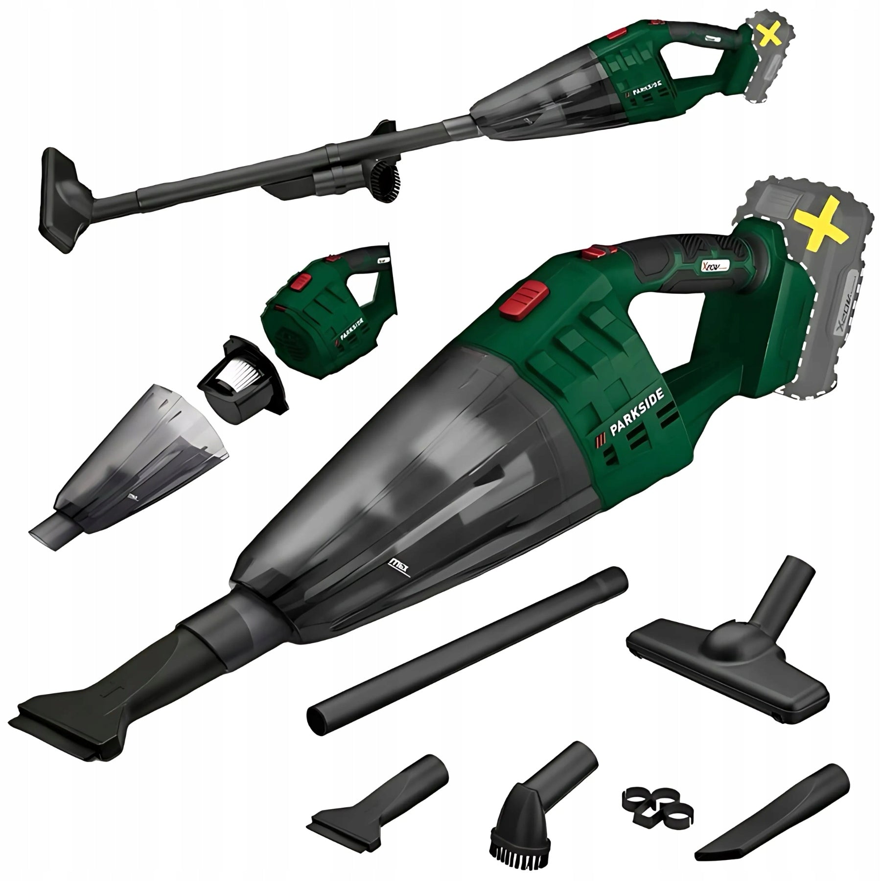 Parkside Cordless Car Handheld Vacuum Cleaner without Battery