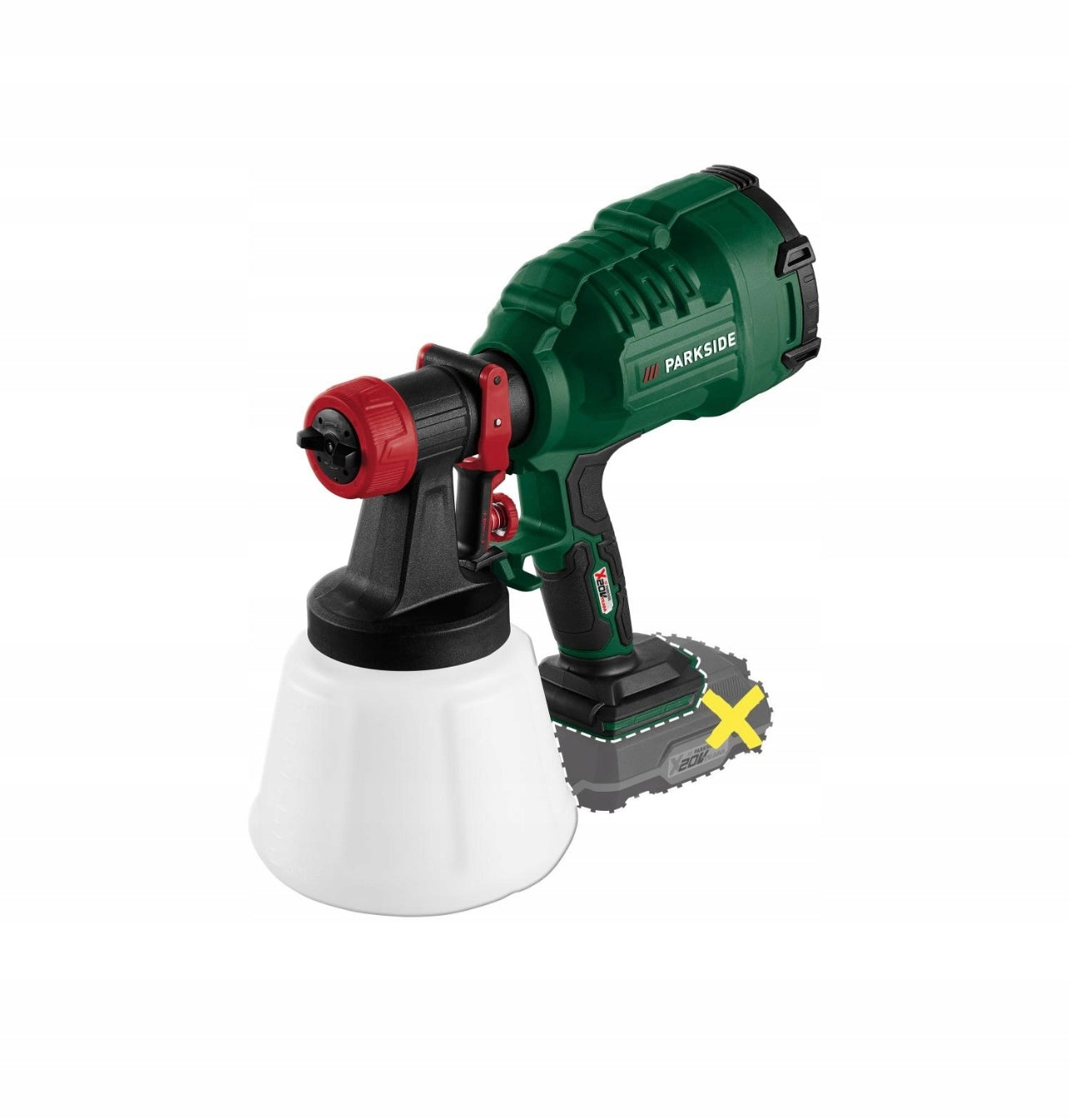 Parkside Cordless Paint Gun 20V WIRELESS