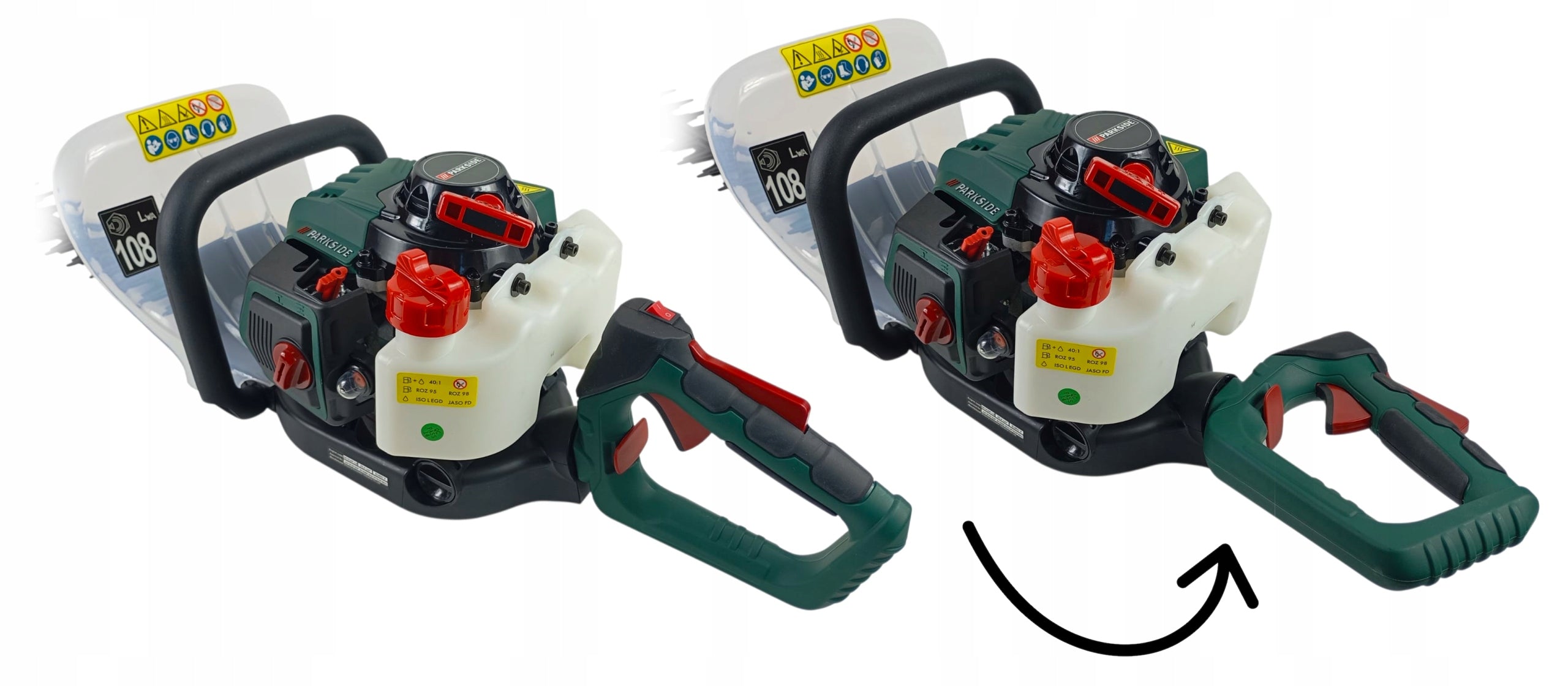 Parkside PHS 9500 A1 Combustion Hedge Trimmer 60 cm 0,95 HP Efficient Manufacturer code PHS 9500 A1