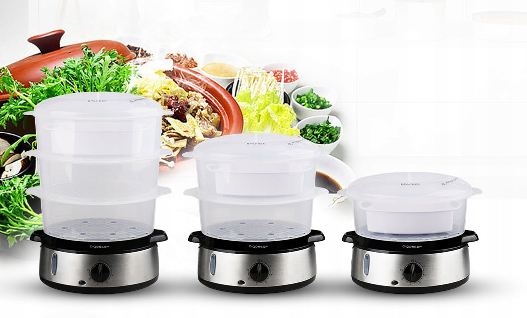 Parowar Aigostar 300005INA 9 l srebrny 800 W Manufacturer code 300005INA