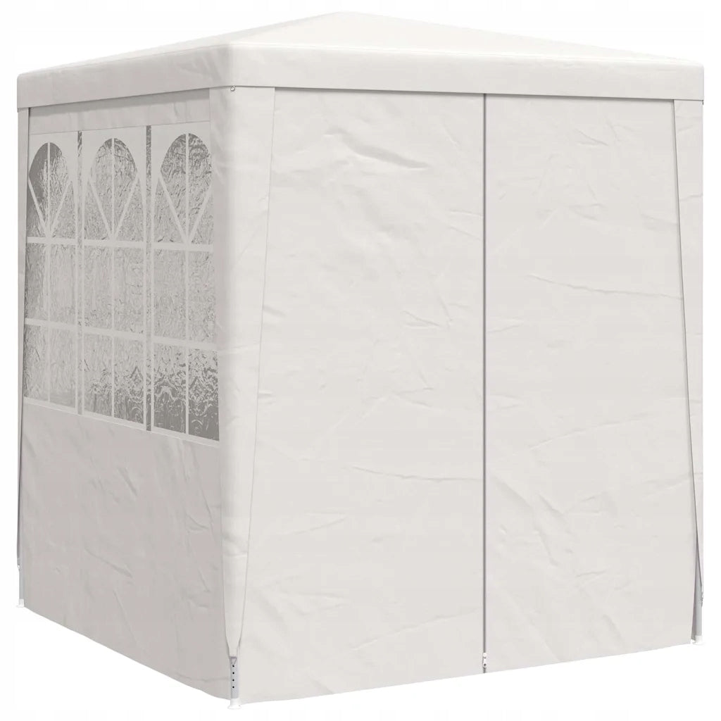 Party tent with walls, 2,5x2,5 m, white, 90 g/m² Length 2.5 m