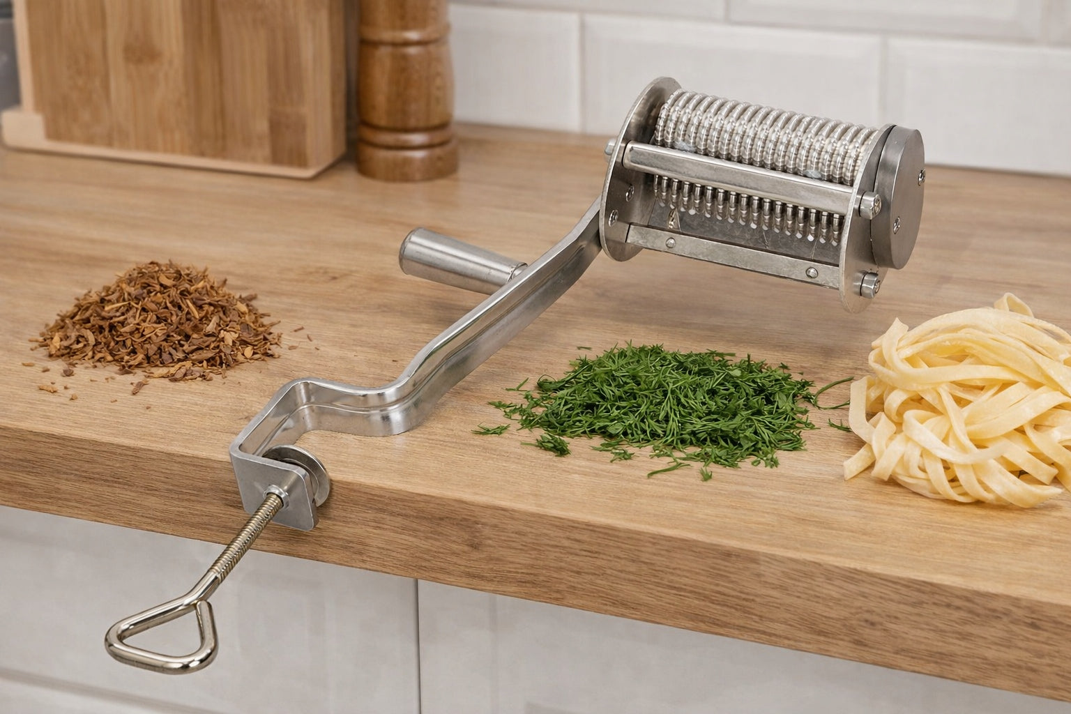 Pasta Cutting Machine Herbs Tobacco Leaf Shredder Slicer Manufacturer code 5907631701939