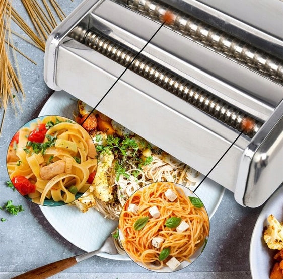 Pasta Machine Hand Machine for Pasta and Cake Kitchen Accessories Manufacturer code MASZYNKA DO MAKARONU CIASTA WAŁKOWANIA