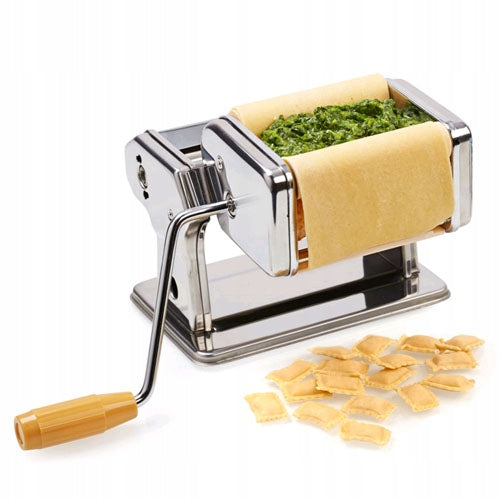 Pasta making machine with dough caps dumplings ravioli rolling Packaging status original
