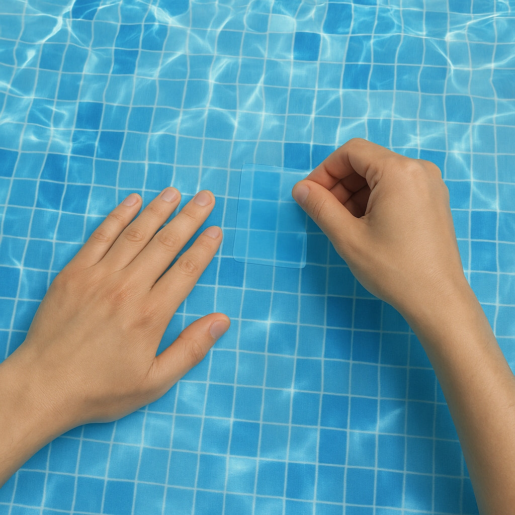 Patches for Swimming Pool Repair Kit for Swimming Pool Jacuzzi Glue Under Water 20 Pcs Packaging status original