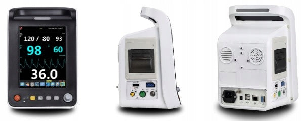 Patient cardiomonitor AQUARIUS, SpO2 NIBP ECG TEMP Warranty 24 m.