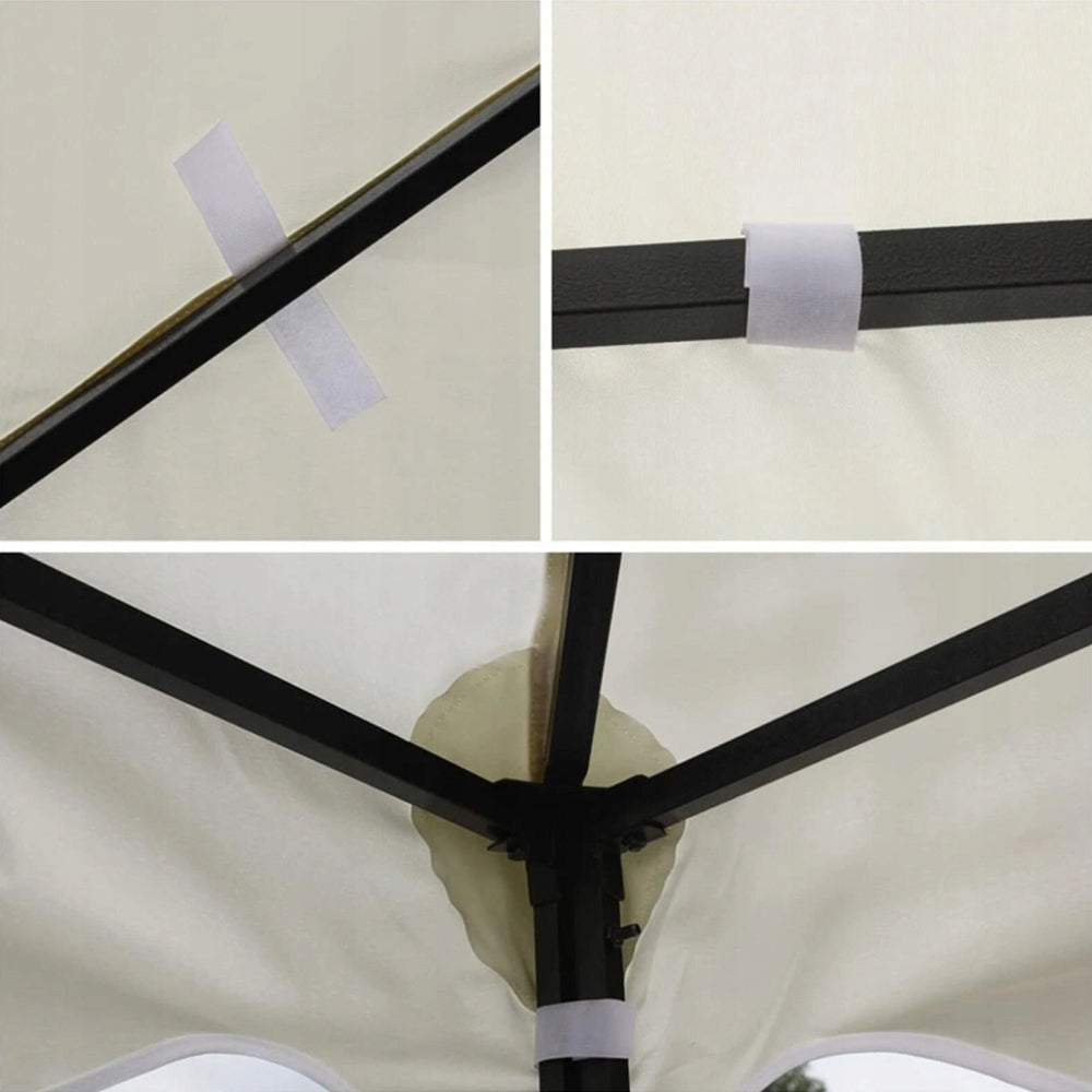 Pavilion Roof 3m x 3m Spare Waterproof Gazebo Canopy Strong UV Height 0.22 m