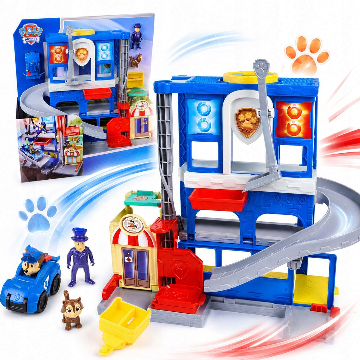 Paw Patrol Search&Rescue HQ rescue base Chase figures vehicle 3+ 6074775