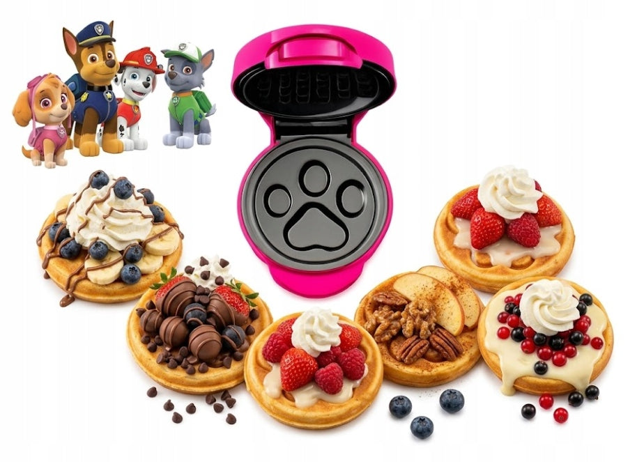 Paw Patrol Waffle Maker Small Pink Dog Print