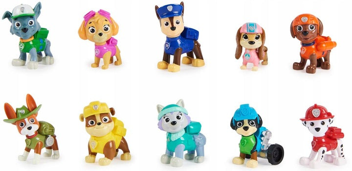 Paw Patrol set of 10 hero figures moving dogs Spin Master EAN (GTIN) 778988435922