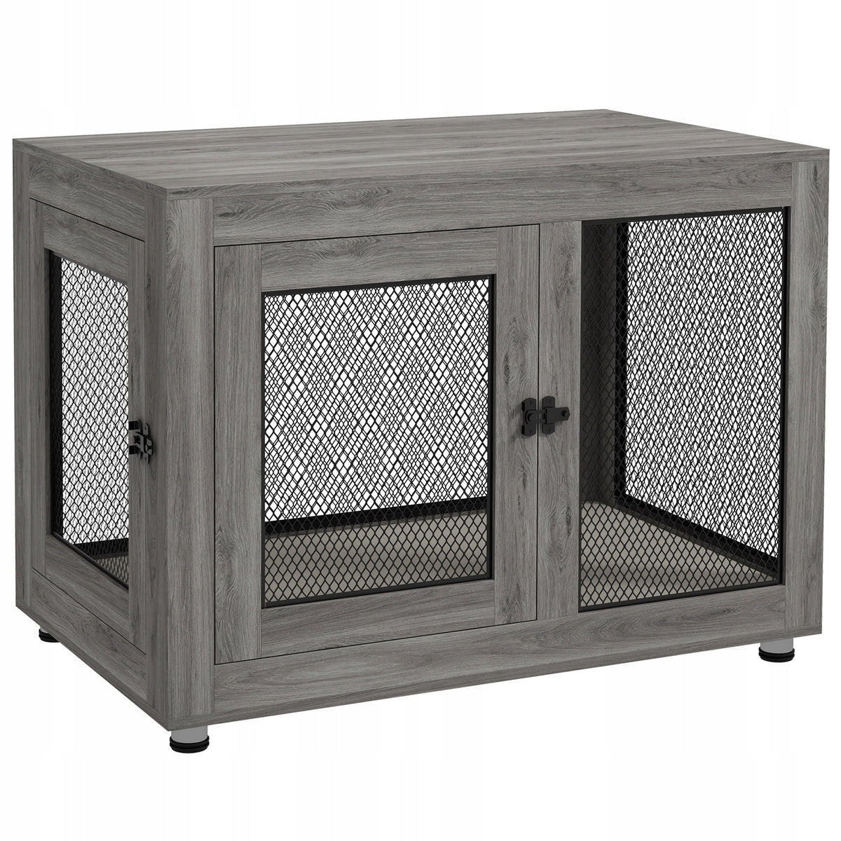 PawHut Kennel Cage for Dog Lockable for Home Side Table 94x60x71,5cm