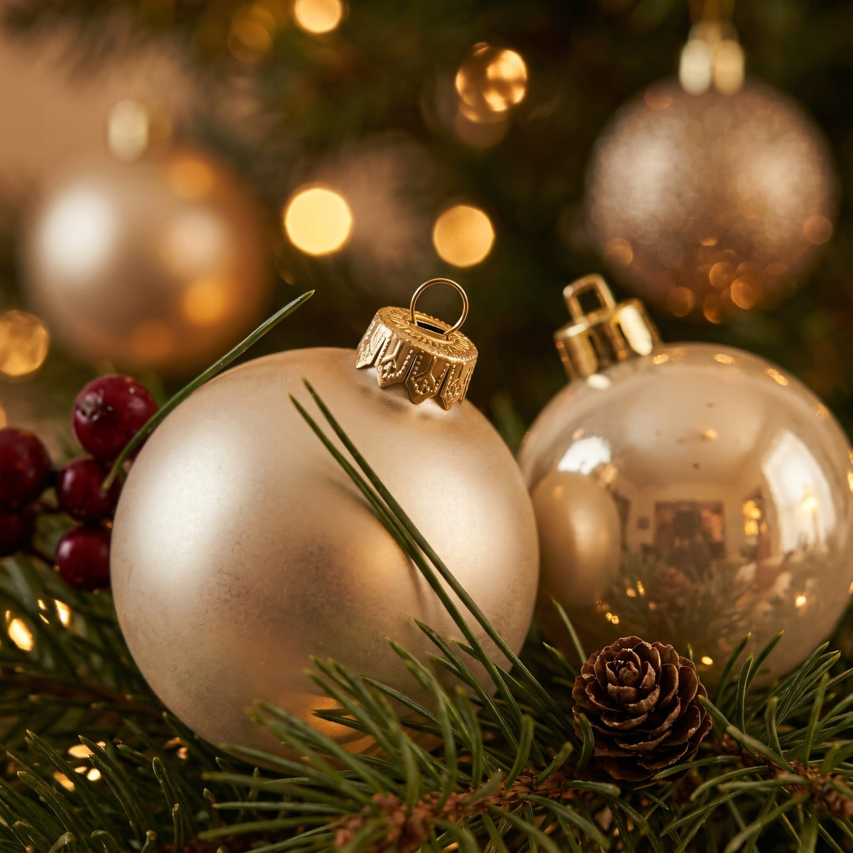 Pearl Christmas balls 30 pcs plastic unbreakable ornaments 4-6 cm Brand Kaemingk