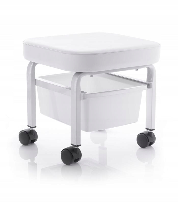 Pedicure Cosmetic Stool with Container