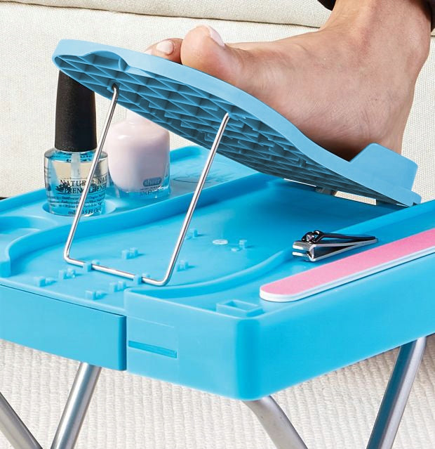 Pedicure Cosmetic Table with Footrest Adjustment and Windmill Brand Gotel