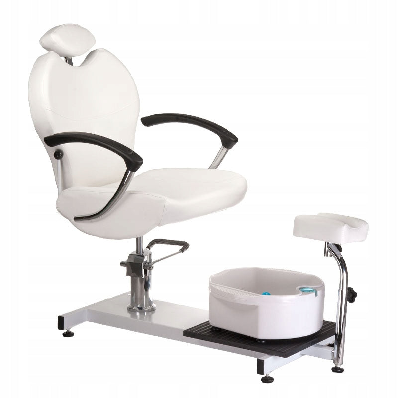 Pedicure chair with foot massager BR-2301 white Brand Beauty System