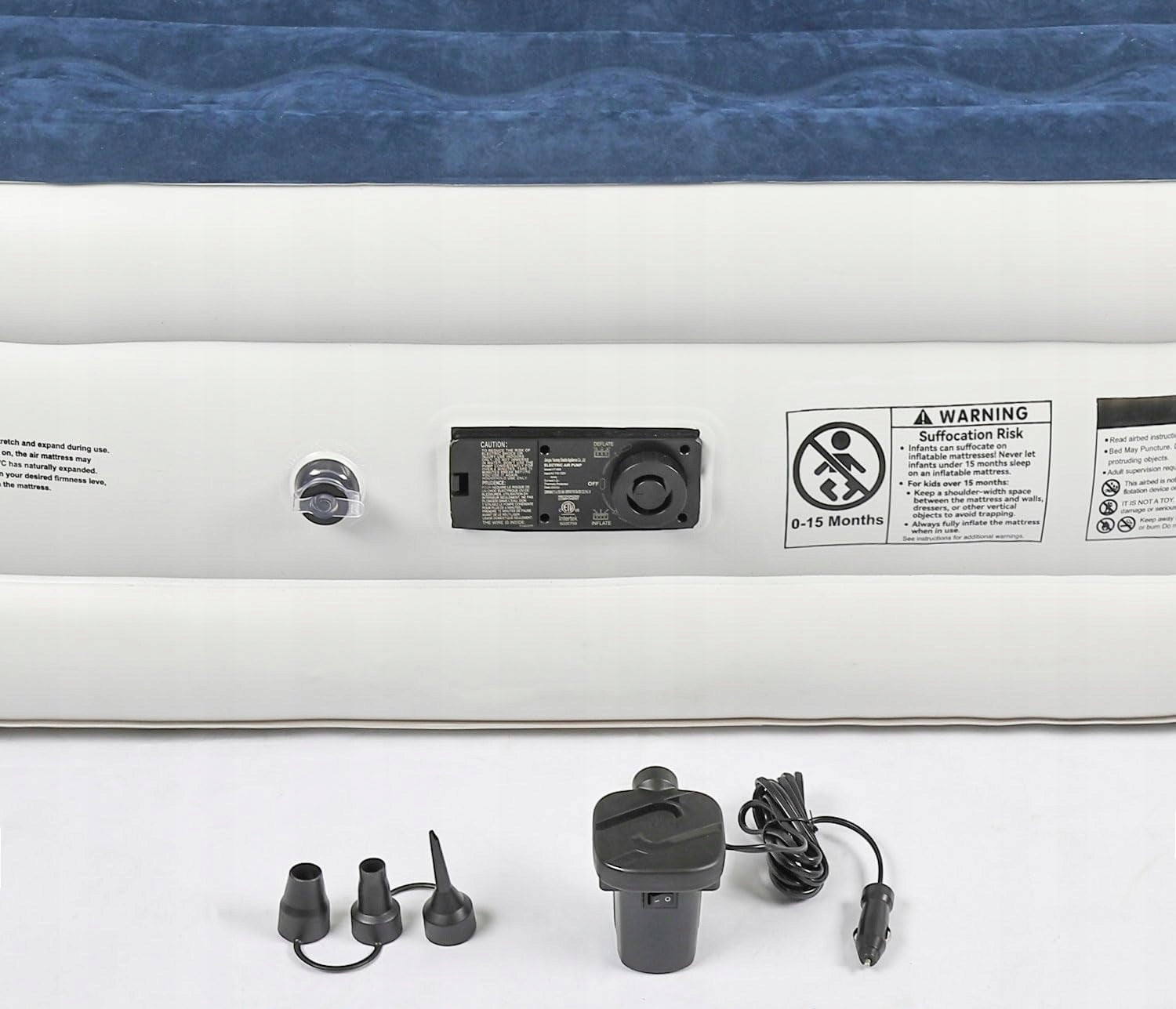 Peirhw Inflatable Mattress with Built-in Pump - Foldable - Quick Pumping Packaging status original