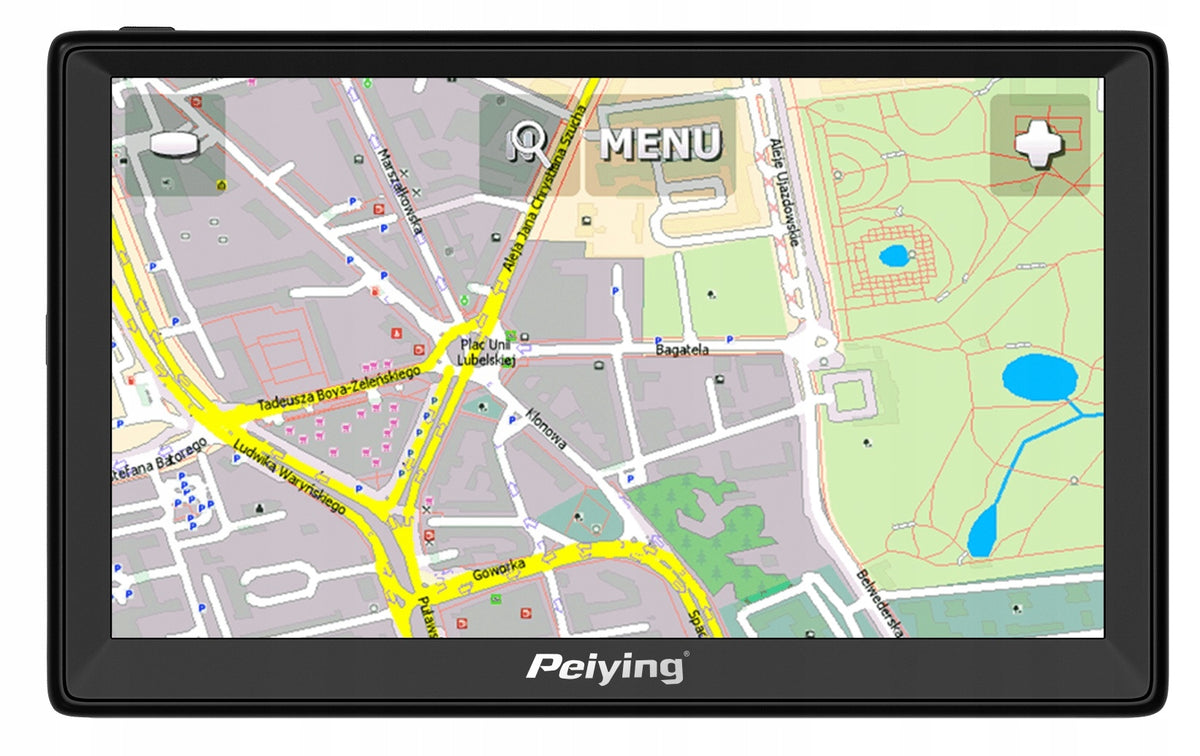 Peiying Alien PY-GPS9000 LCD 9'' car GPS navigation with maps of Europe
