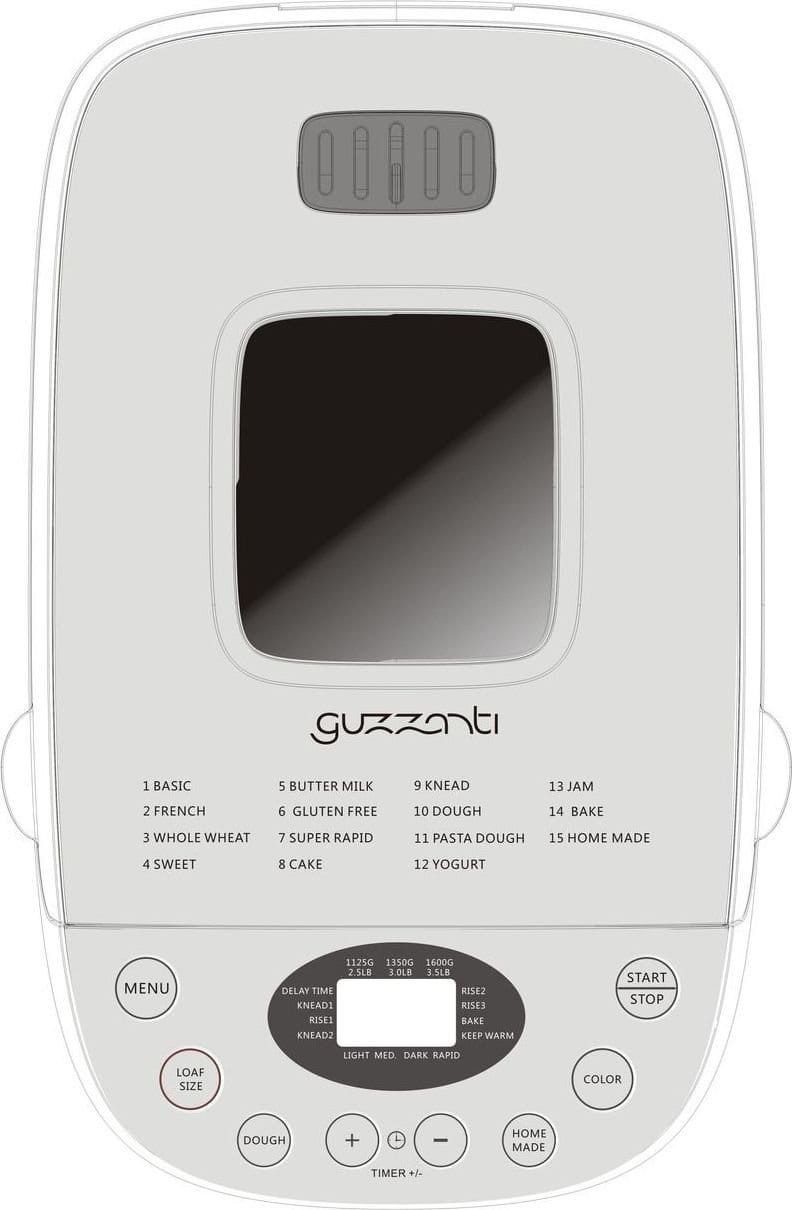Pekárna na chleba GUZZANTI GZ 635 bílá 900 W Brand Guzzanti