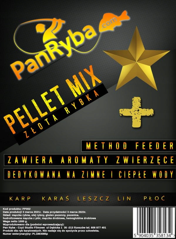 Pellet Method Feeder Mix Goldfish + Pan Ryba