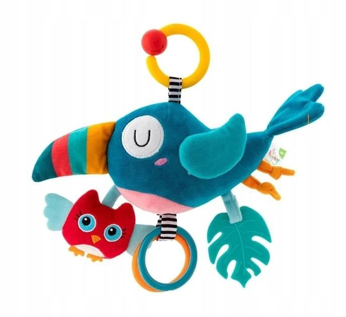 Pendant Music Box Sensory Bird Toucan for Stroller 0+ Polish brand