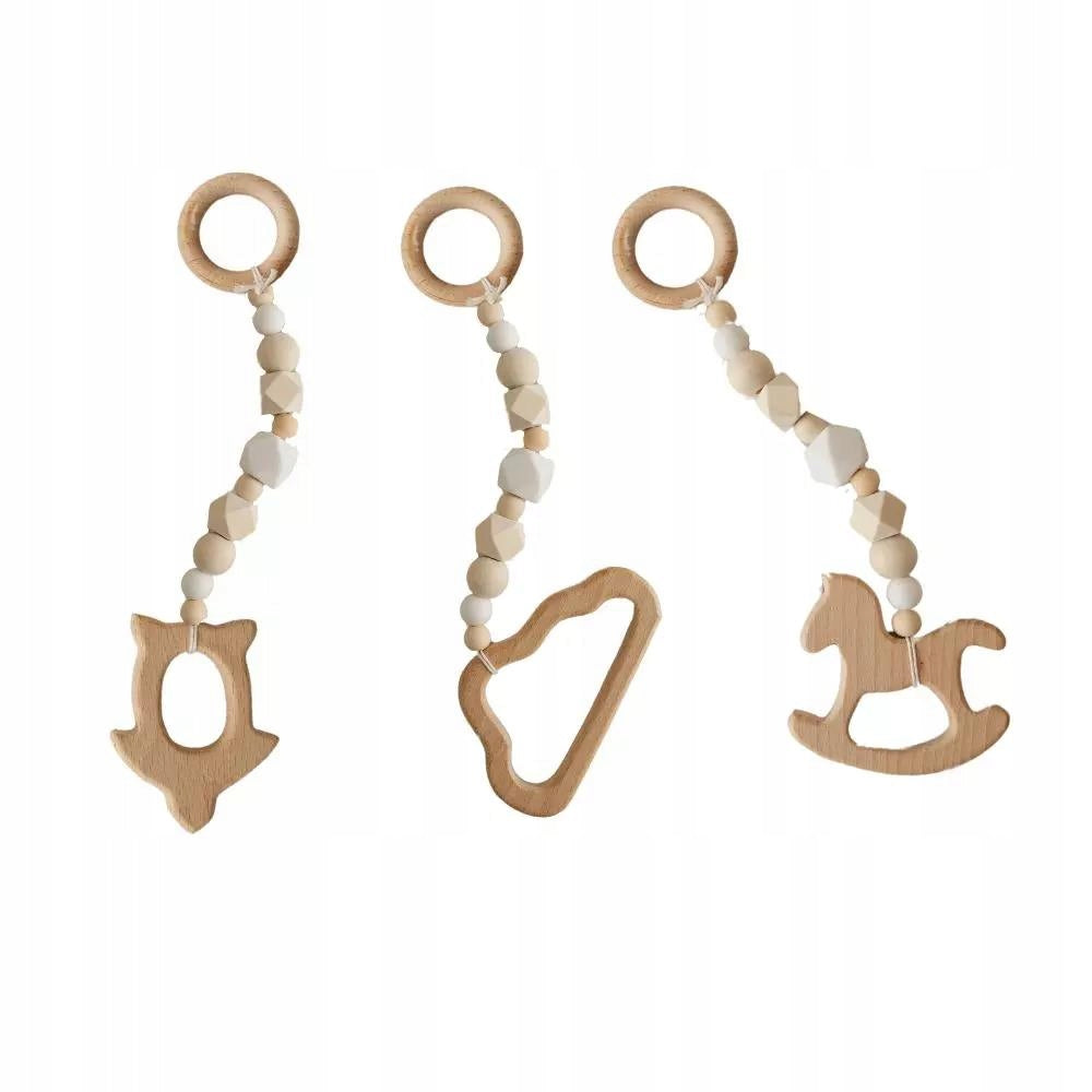 Pendants Gymnastic Stand Educational Baby Gym Set of 3pcs Toys Brand Muminky