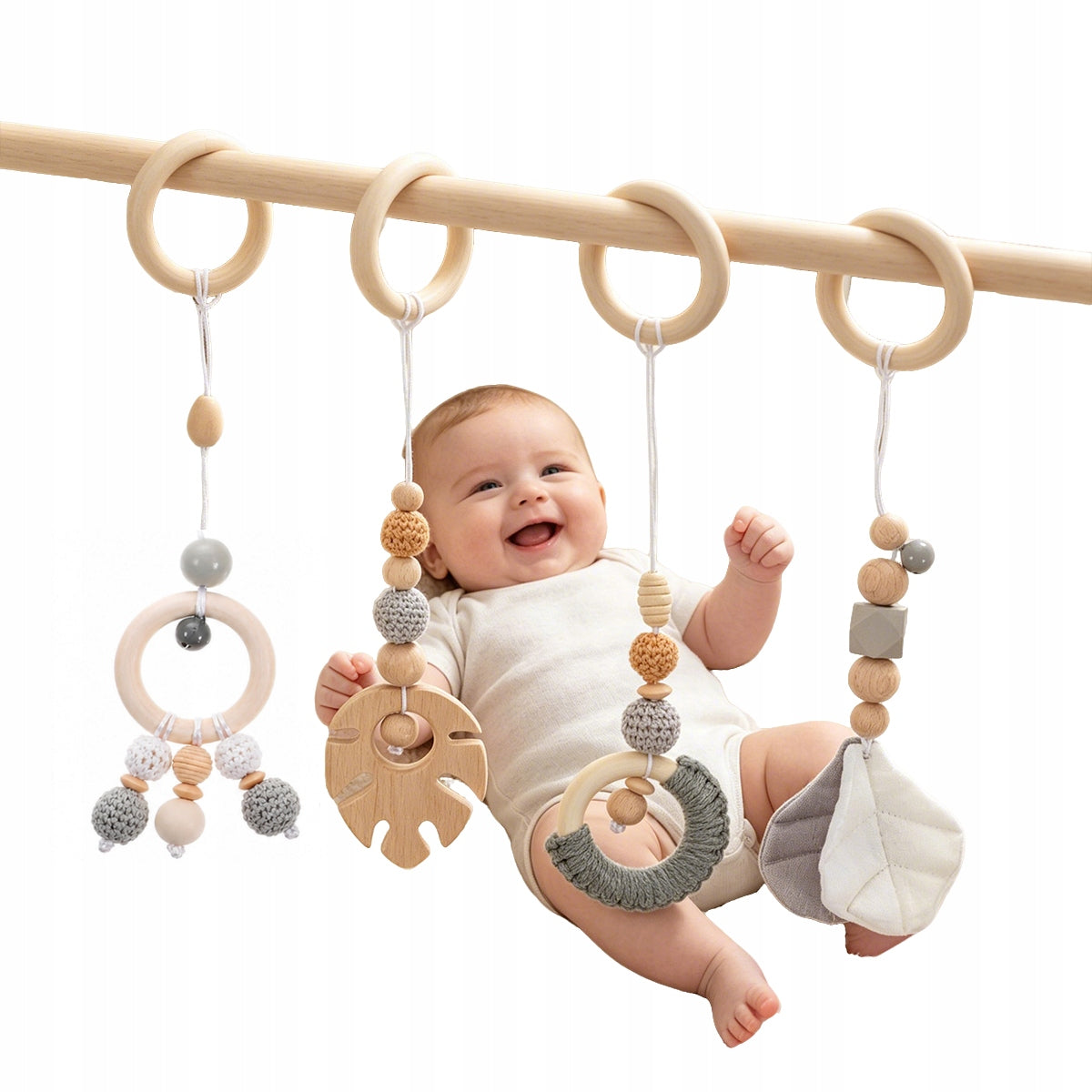 Pendants for Baby Gym Educational Stand Sensory Toys 4 Pack