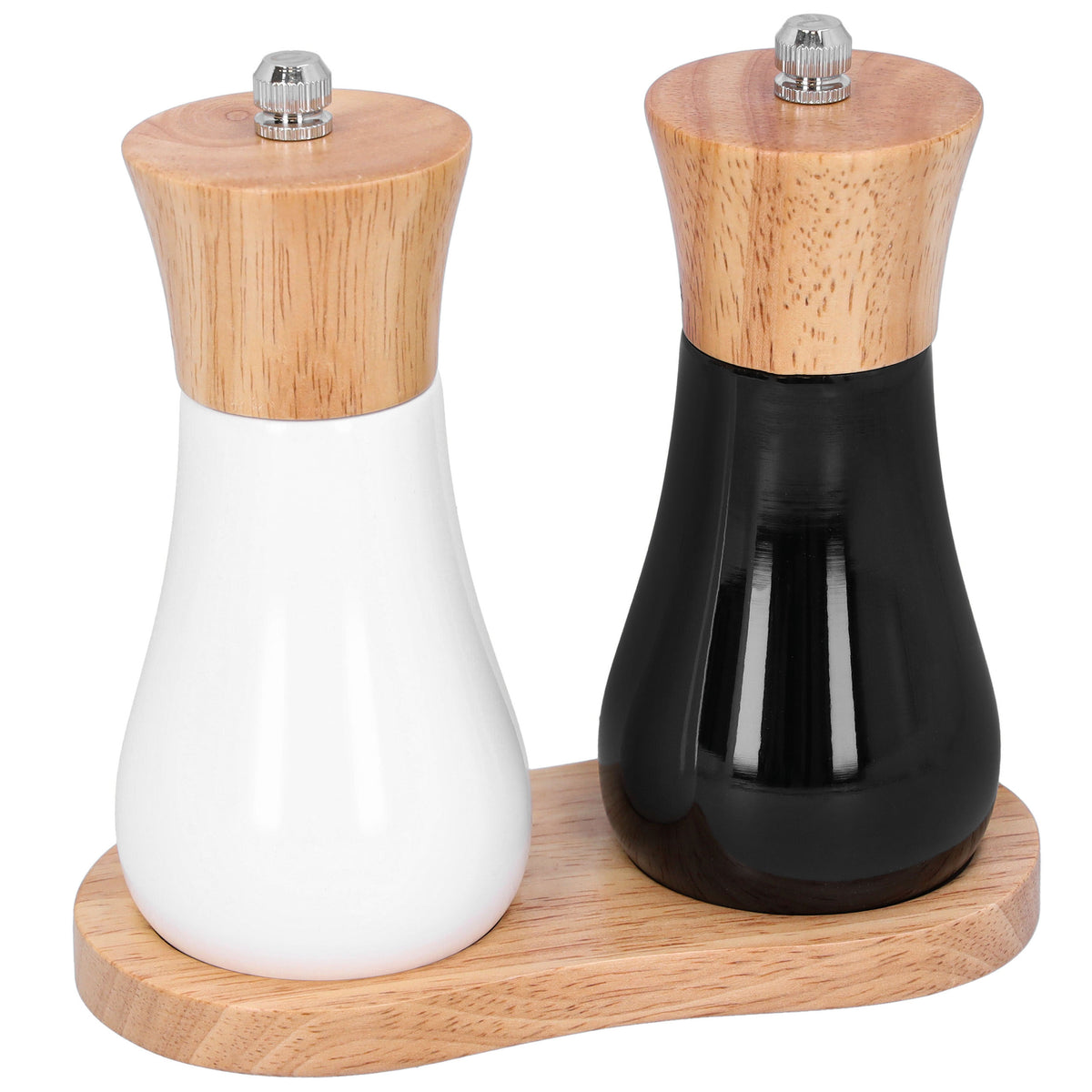 Pepper and Salt Grinder Handheld Salt Grinder Set Wooden Pepper shaker Packaging status original