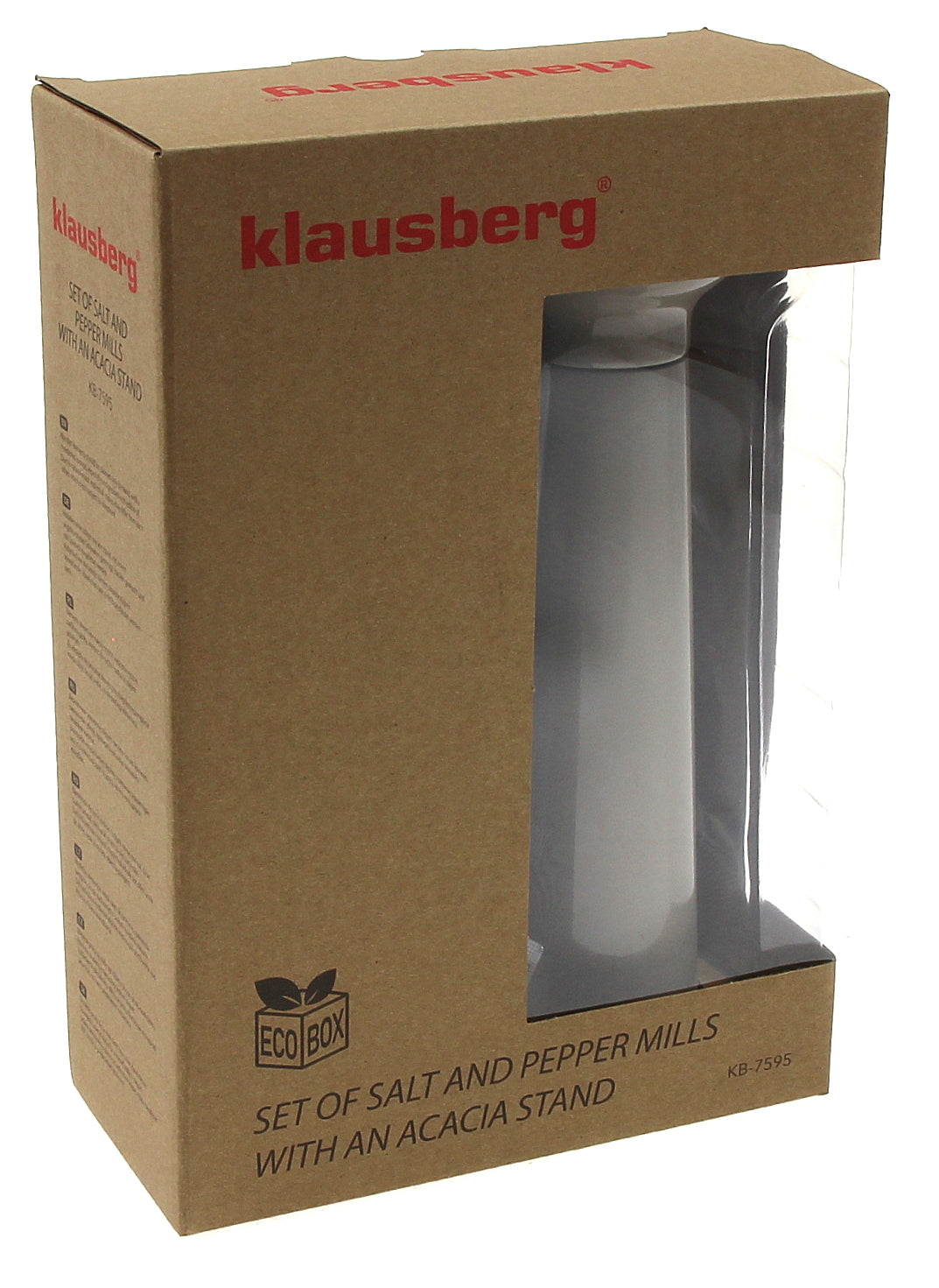 Pepper and salt grinder manual salt shaker set pepper shaker beige Brand Klausberg