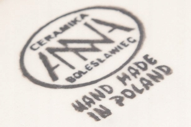 Pepper shaker bolesławiec Poland circles stamps Packaging status original