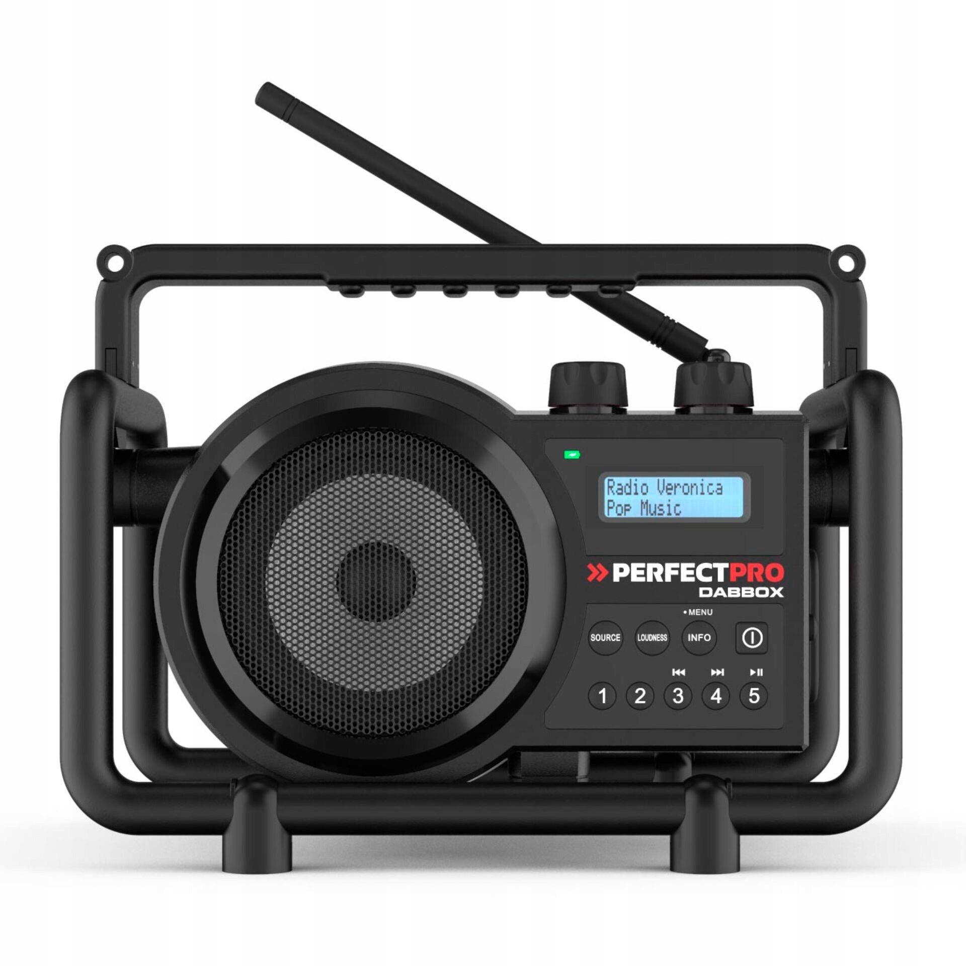 PerfectPro DABBOX Job Site Radio Packaging status original