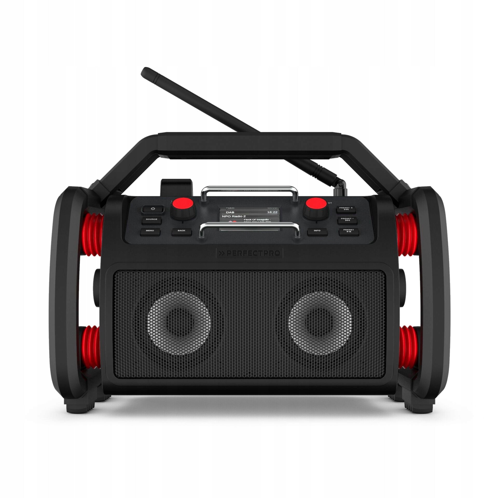 PerfectPro ROCKPRO Job Site Radio Packaging status original