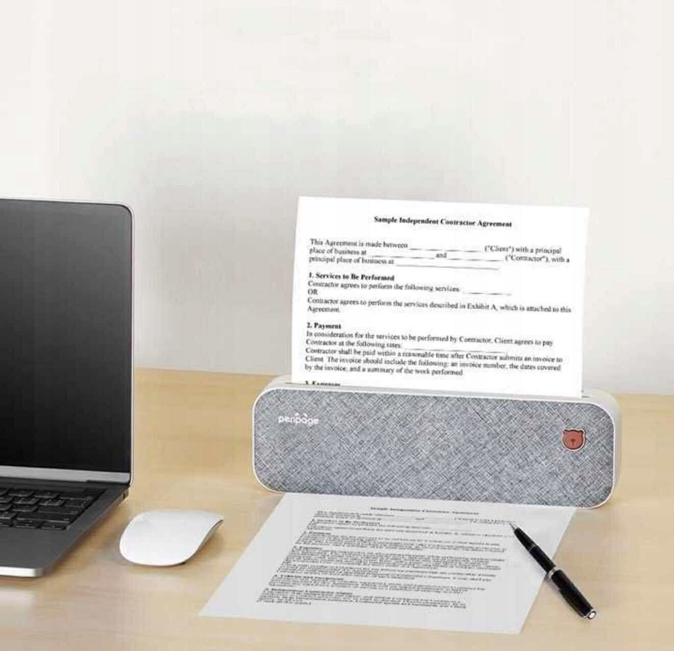 PeriPage A40 USB Wireless Thermal Printer Packaging status original