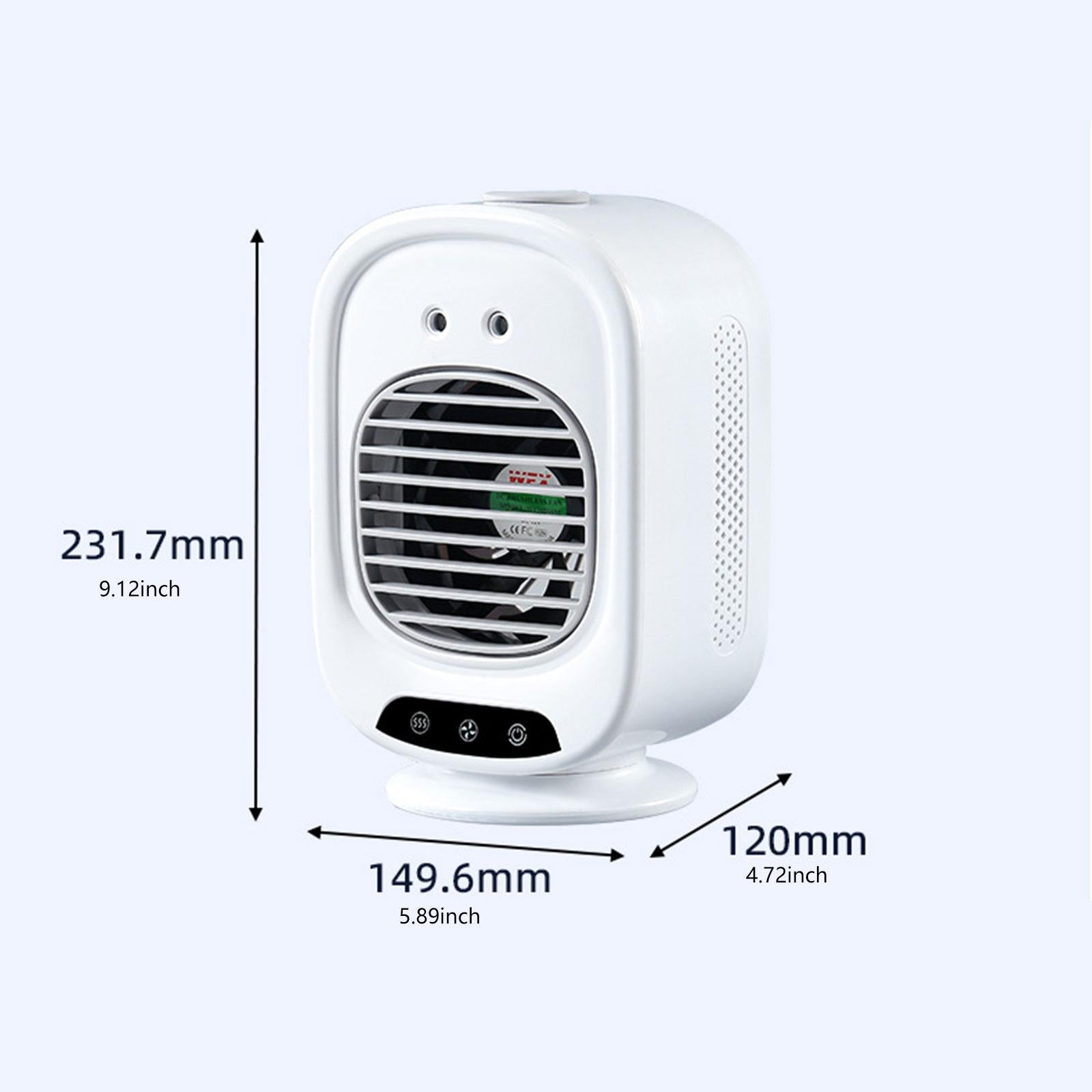 Personal Air Conditioner Humidifier 2 Spray Ports 3 Speeds With Rotation Medical device no