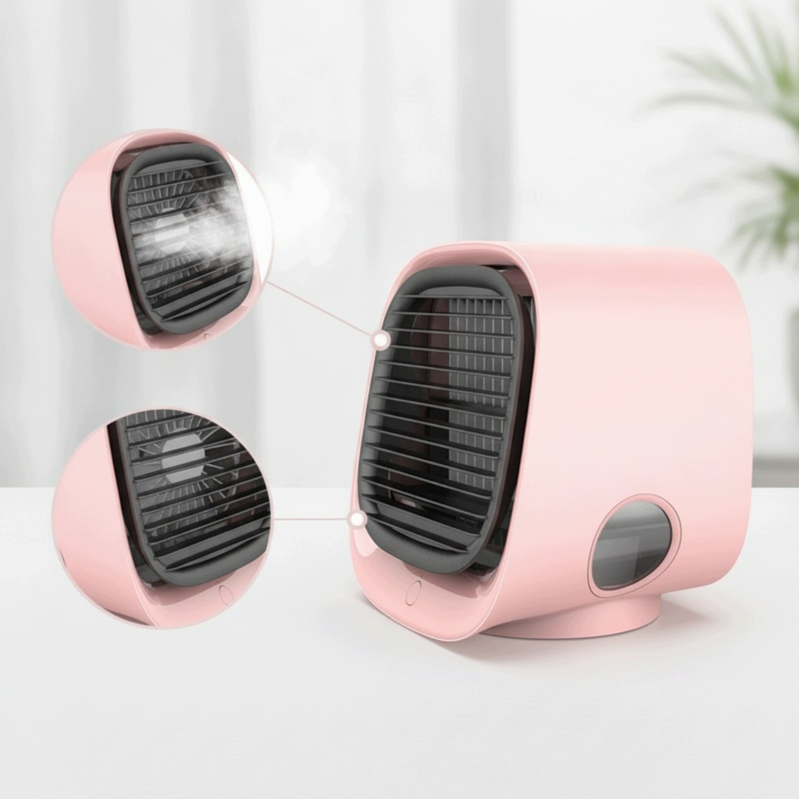 Personal Air Cooler Compact Desktop Mini Air Cooler Quiet for Desk, Office Packaging status original
