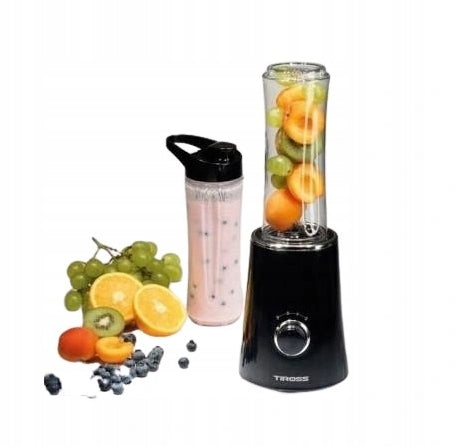 Personal Sports BLENDER with 2 Travel BOTTLES 600ml CUP MIXER