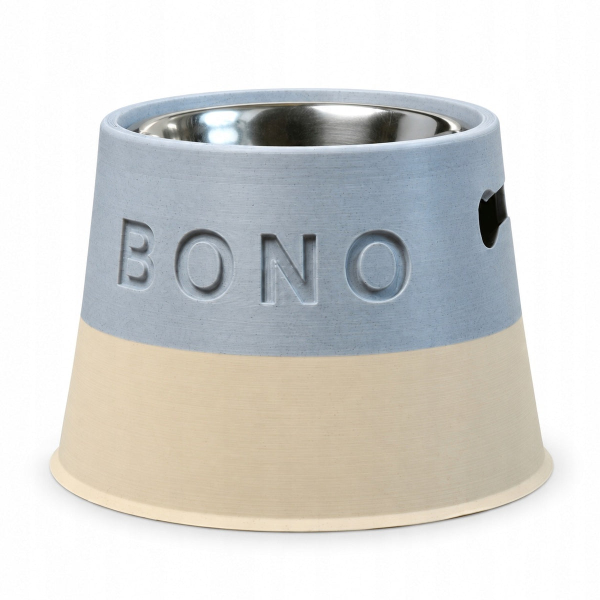 Personalized cat dog bowl with stand M 0,47 l 13 cm