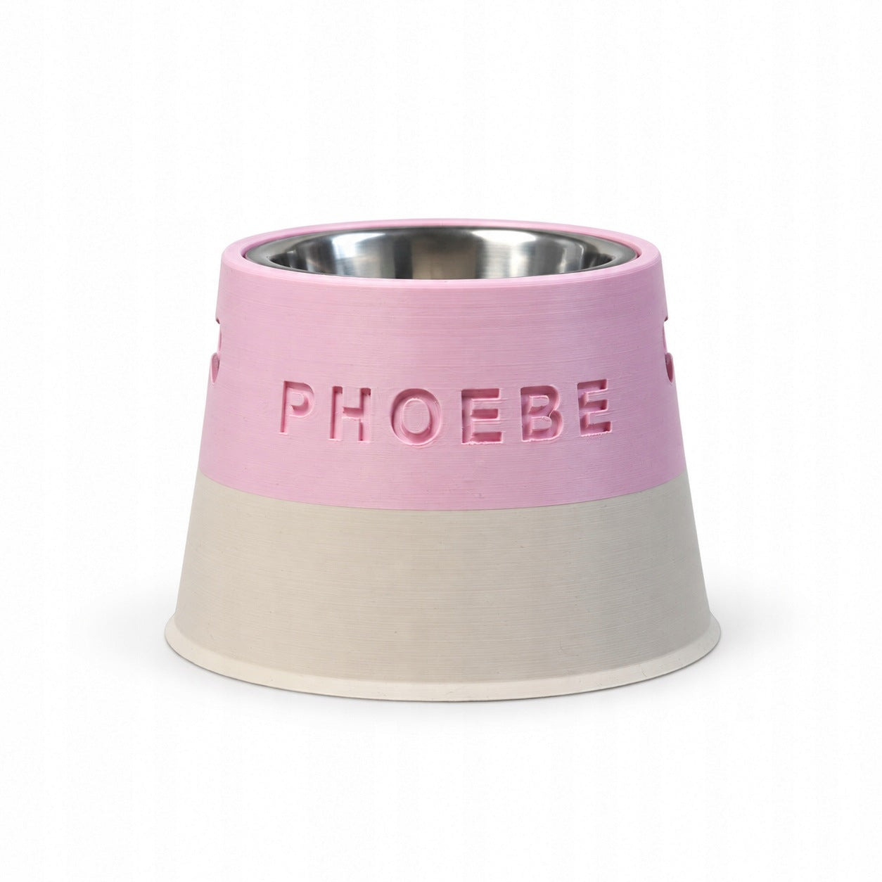 Personalized cat dog bowl with stand S 0,22 l 11 cm