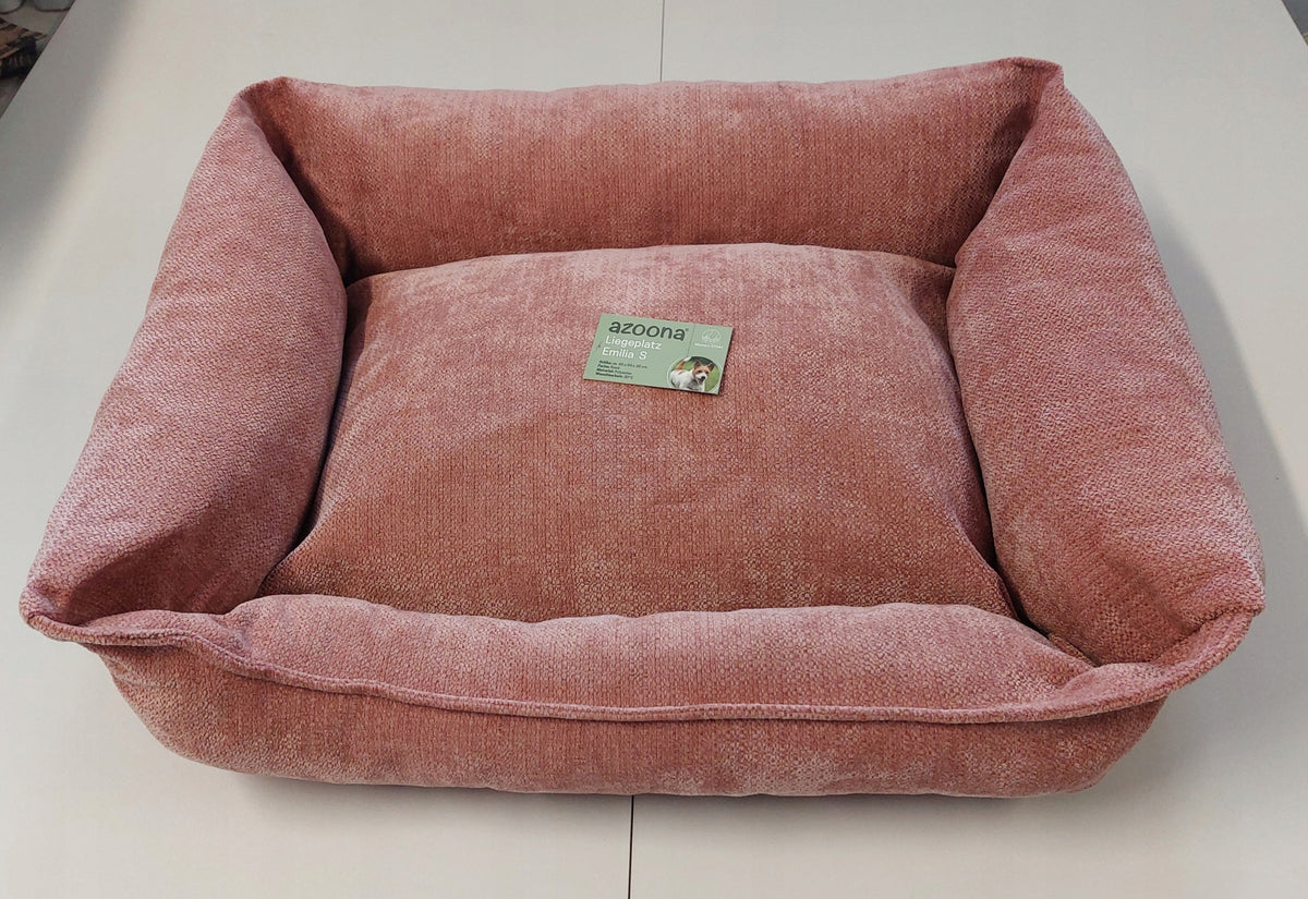 Pet Bed Dog Couch Sun Lounger Bed Playpen 65x50 Pink Packaging status original