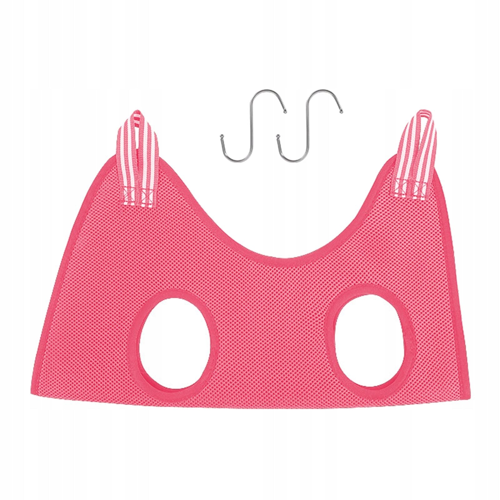 Pet Cat Grooming Hammock Restraint pink