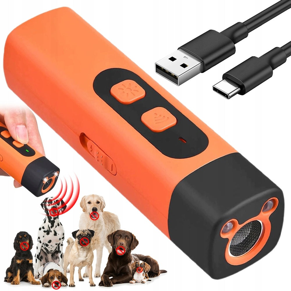 Pet Training Device Bark Stopper Ultrasonic USB Packaging status original