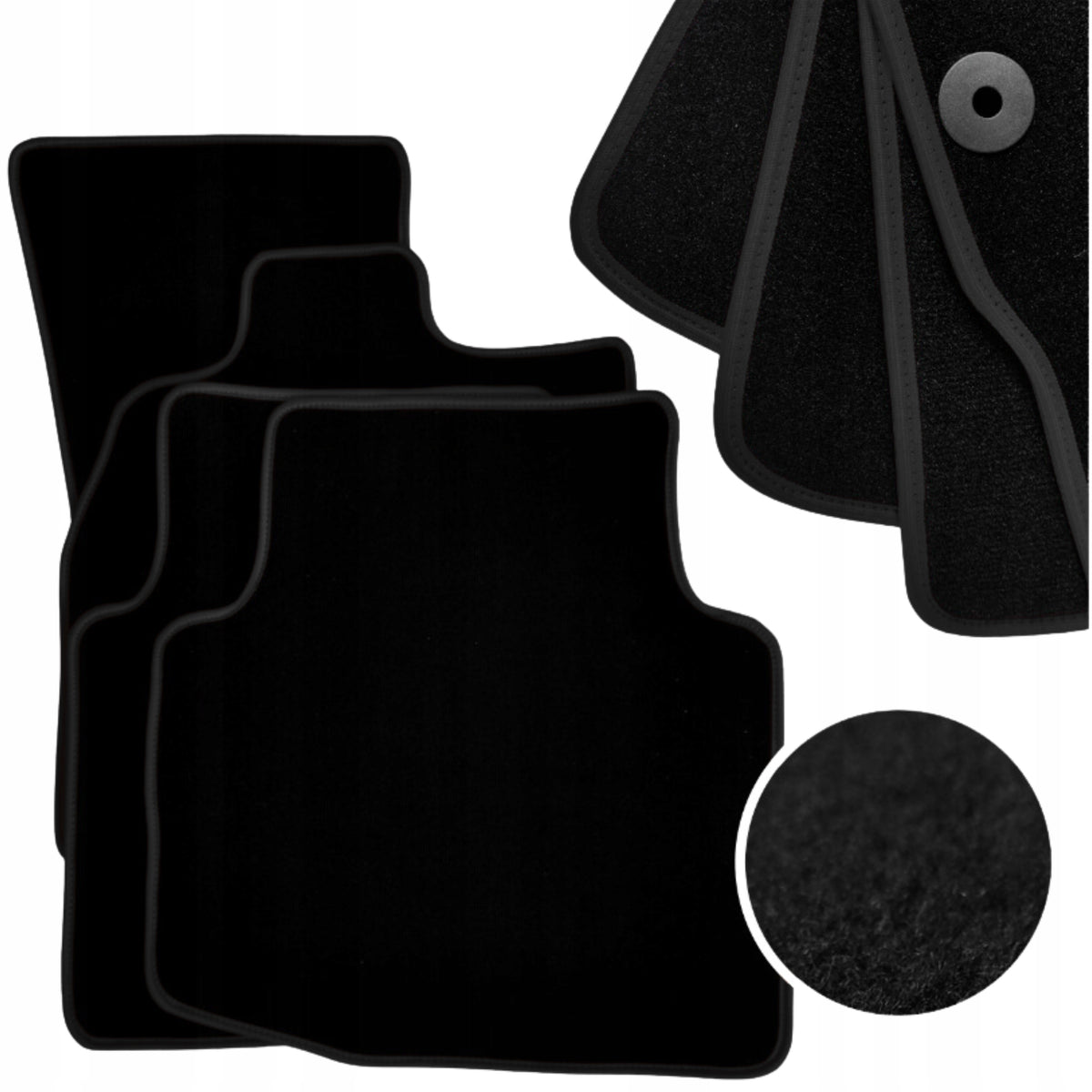 Peugeot 206 98-09r. Velour Rugs for car wipers for car B EAN (GTIN) 5907052396400