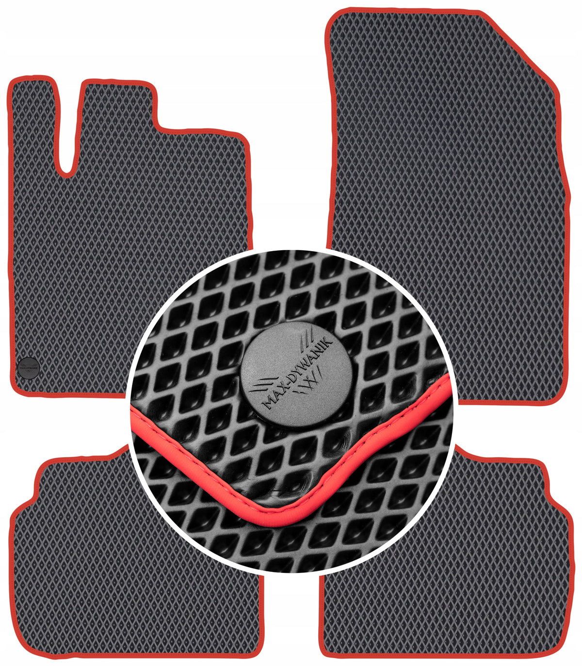 Peugeot 407 2004-2011 EVA Rugs BLACK