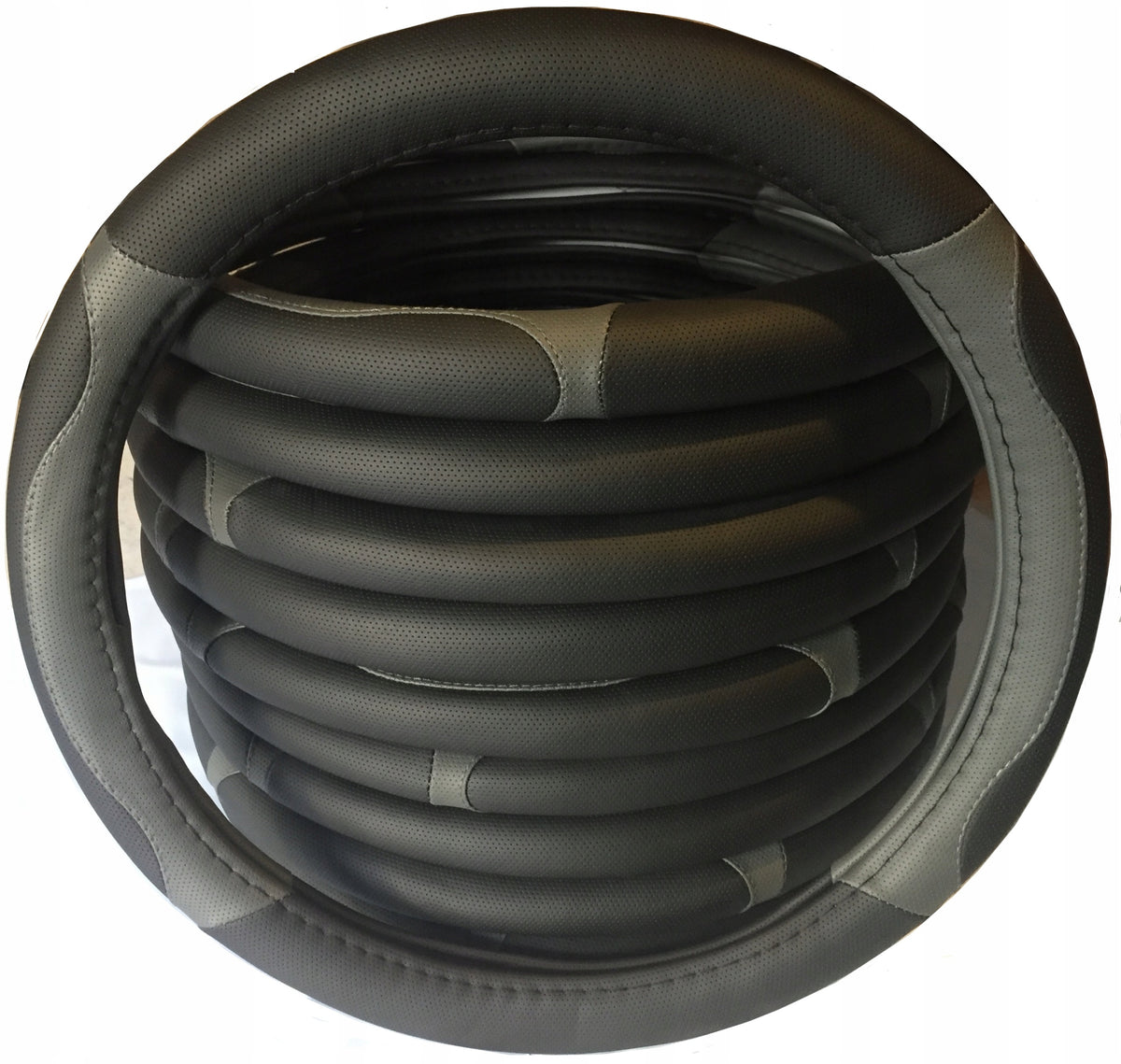 Peugeot Boxer after 2006 Bipper cover for steering wheels black and grey 37-39cm Manufacturer no brand
