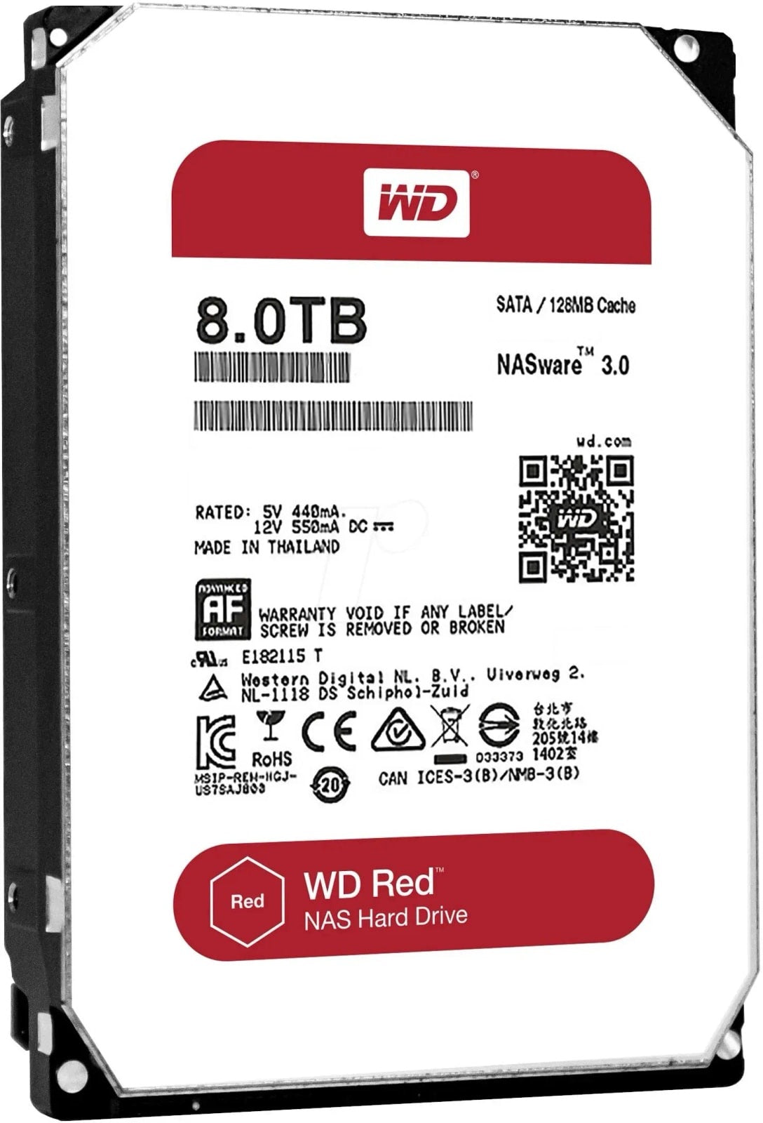 Pevný disk HDD WD 8TB 3.5" Red Pro WD8006FFBX