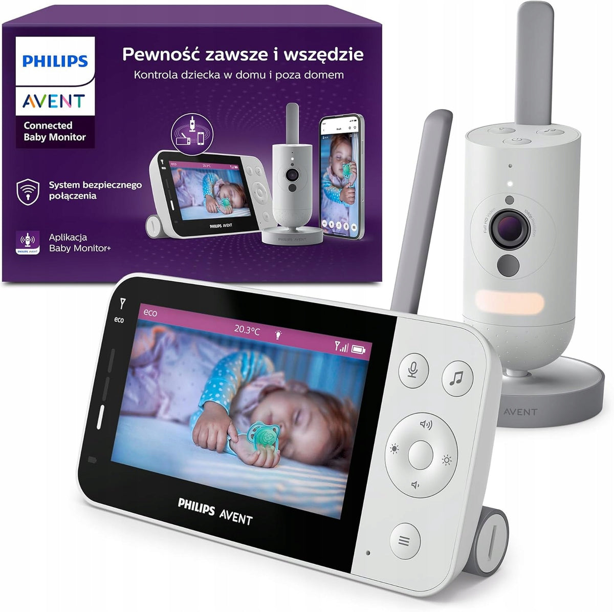 Philips AVENT Baby Monitor Wi-Fi SCD951/26