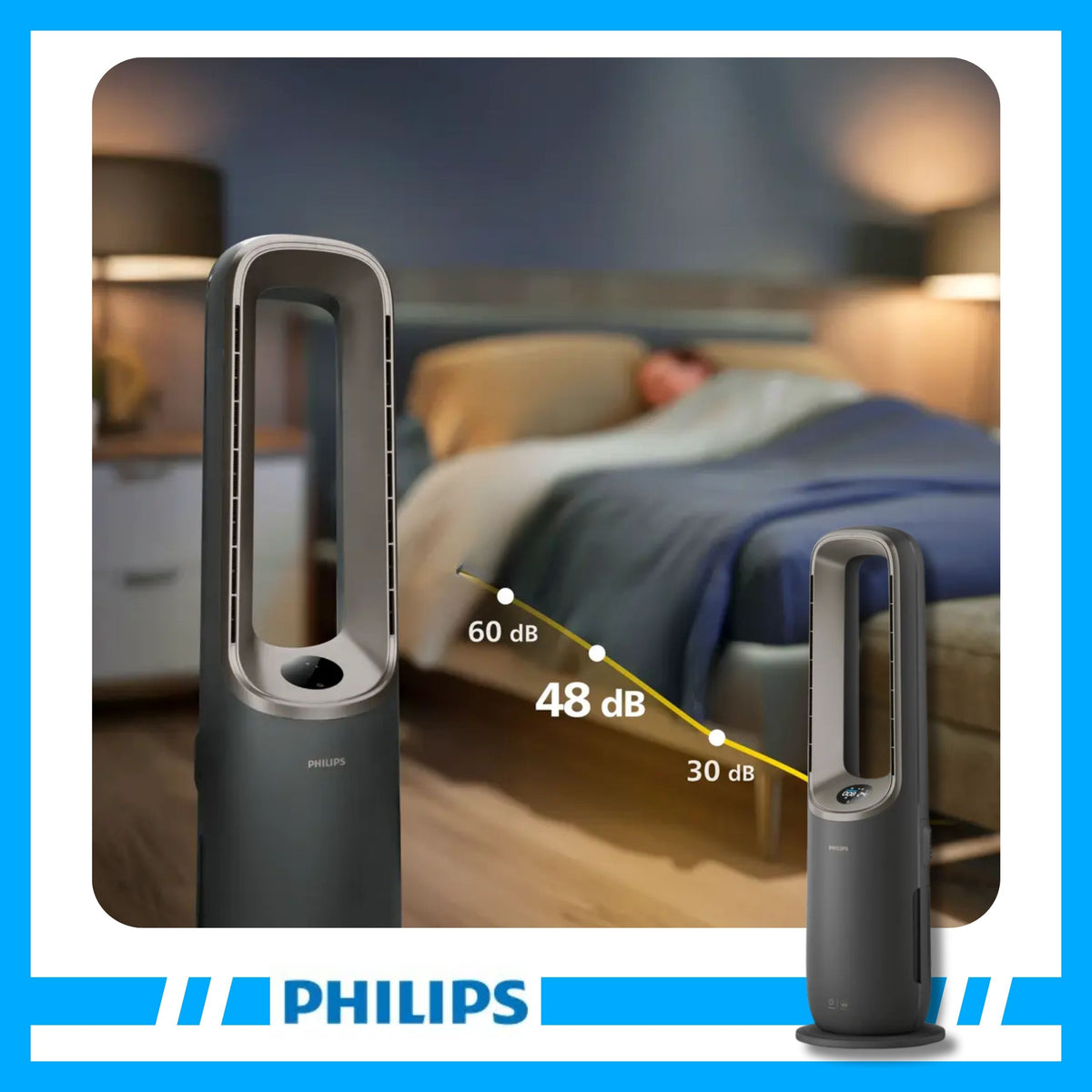 Philips Air Purifier 4in1 Humidifier Heater Fan AMF970/10 Manufacturer code AMF970/10