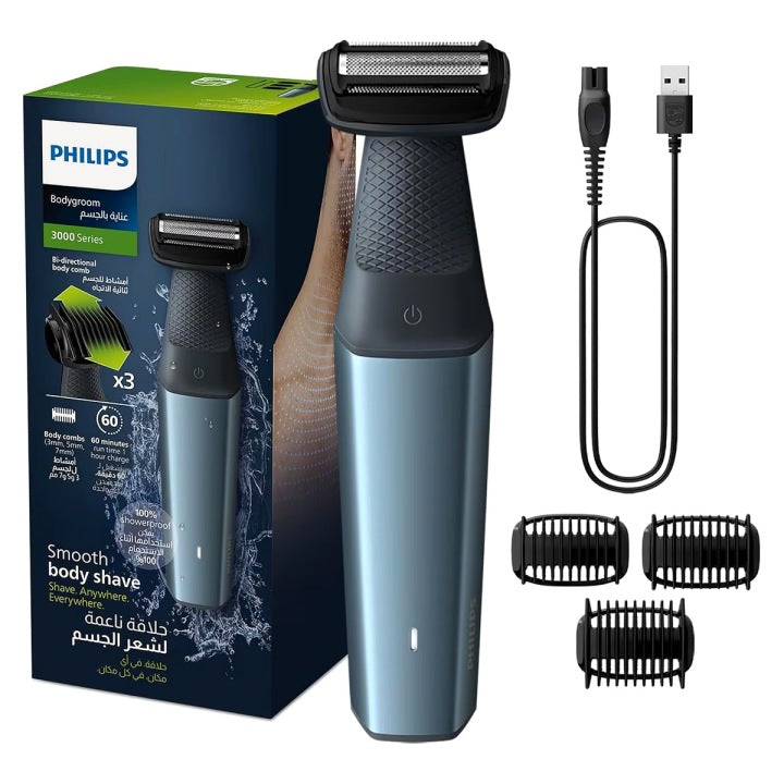 Philips BG3027/03 Bodygroom series 3000 Waterproof body trimmer